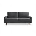 thumbnail image 3 of Enor Furniture Lauring 70" Upholstered Modern Velvet Sofa in Gray, 3 of 13