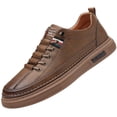 thumbnail image 5 of Zapatos de hombre primavera moda versátiles zapatos casuales de hombre zapatos de tabla de hombre zapatos de cuero realmente suave zapatos de cuero transpirable para hombre, 5 of 5