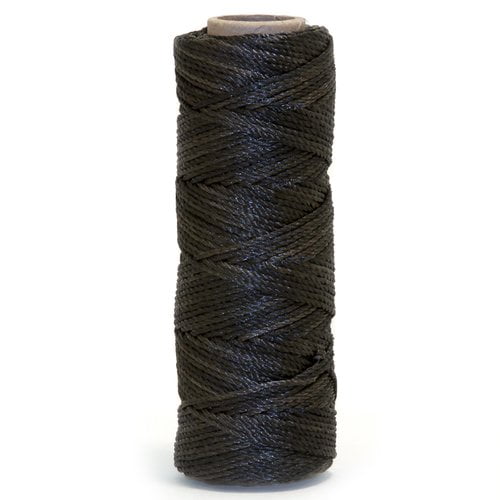 SecureLine Tarred Nylon Twine with 113 Lb. Tensile Strength, Black, 18