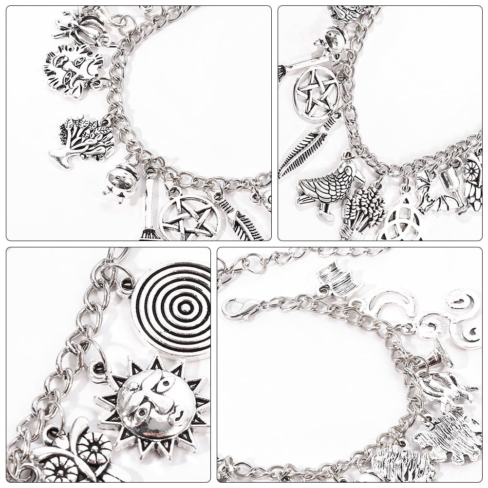1Pc Sun Moon Multi-elements Bracelet Alloy Spider Bangle Creative Hand Ornament 
