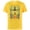 Yellow, variant on Star Wars Yoda Mindful of the Moment Retro - Short Sleeve Cotton T-Shirt for Adults - Customized-Black
