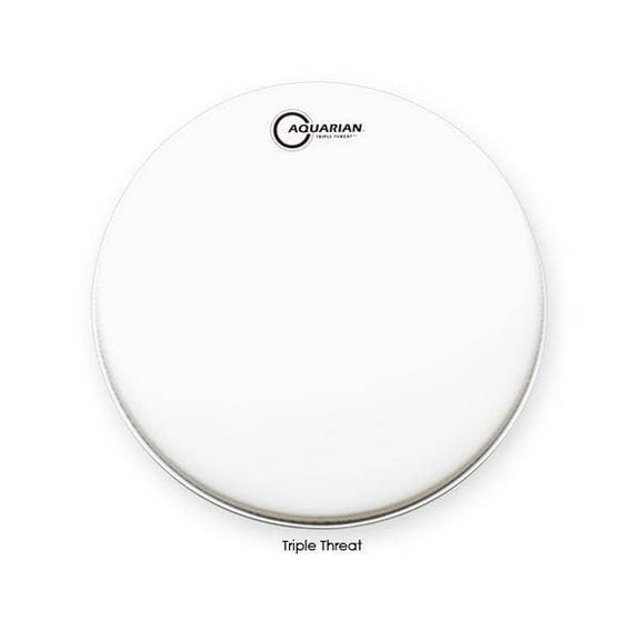 Aquarian Triple Threat Snare Head White Coated 13 in.