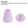 thumbnail image 4 of Unique Bargains Light Purple Bell End Stopper Cord Rope Lock for Drawstring Bag, 20 Pack, 4 of 5