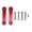 Red, variant on NFTIGB Motorcycle Sway Bar End Links High Strength Aluminum Alloy Replacement For Can-Am Ryker 600 900 Rally Sport Black