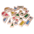 thumbnail image 3 of Bloques de construcción acrílicos transparentes coloridos, aprendizaje sensorial, educación temprana, bloques de apilamiento, 3 of 9