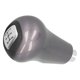 thumbnail image 4 of Perilla de Cambio de Marchas para Coche, 5 Velocidades, Plástico Negro, Metal, Cuero Artificial, a Prueba de Polvo, Palanca 54102-SNA-A01, Apto para Honda para Civic 2006 2007(plata) EOTVIA No, 4 of 6