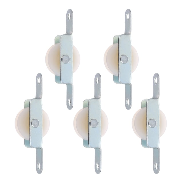 TABLZONE 5 Pcs Support de Poulie Coulissante Robuste Remplacement de Roue de Parasol d'Extérieur Accessoires de Parasol de Patio pour Jardin