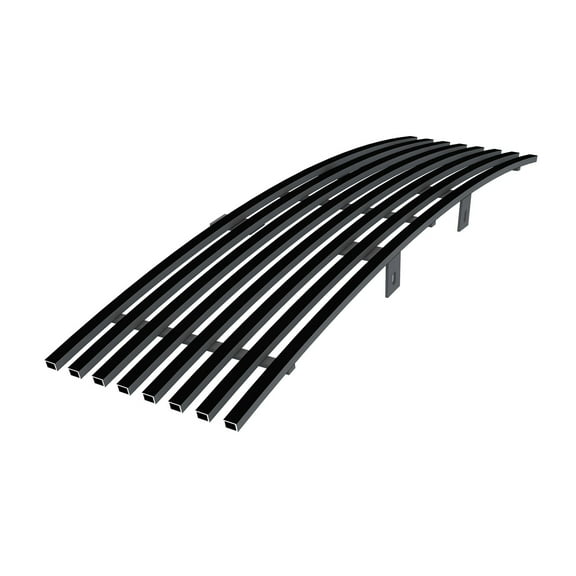 APS Premium Stainless Steel Black 8x6 Horizontal Billet Grille Compatible with Ford F-150 2009-2014 Lower Bumper N19-J98766F