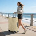thumbnail image 5 of Stretch Luggage Cover L(25-28in)– Elastic Travel Suitcase Protector with Handle Openings & Bottom Closure, Washable Polyester Spandex Suitcases Cover, Wood Grain Print, 5 of 5
