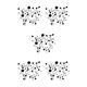 thumbnail image 3 of Inteprter Burbujas Decoración de Pared Ducha Ba?o Azulejo Extraíble Decal Pegatina Mural Type2 NO2 Inteprter CBP052444, 3 of 4