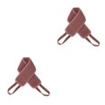 thumbnail image 2 of Youkk Back Scrubber For Easy And Stylish Exfoliation Comfortable Bath Towel Shower coffee 2Set, 2 of 6