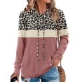 thumbnail image 2 of Sudadera Onlypuff para mujer con estampado de leopardo rosa S, 2 of 4