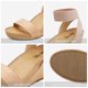 thumbnail image 3 of Sandalias para Mujer DREAM PAIRS NINI-5 Cuña 7.5 cm Nude, 3 of 5