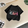 thumbnail image 5 of Curuila Kid Girls Tops Cartoon Print Crew Neck Short Sleeve Tee Summer Casual Loose T Shirt Black Size 12-14 Years, 5 of 5
