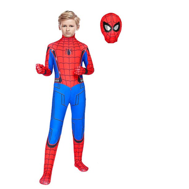 Miles Morales-disfraz de Spiderman para niños, traje de Peter Parker Zentai de superhéroe, de LICRA xuanjing unisex