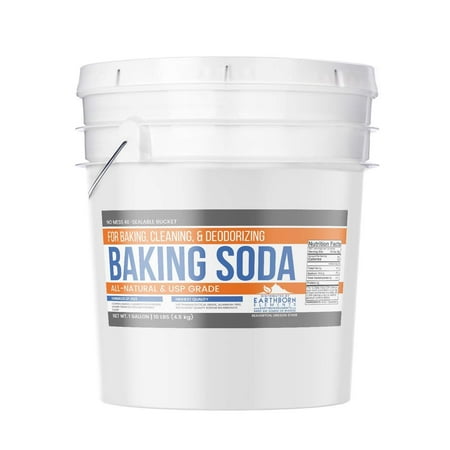 Cleaning Mold With Baking Soda Baking Soda (1 gallon (10 lb)) by Earthborn Elements, All-Natural, USP Pharmaceutical Grade, for Cooking, Baking, Cleaning, Deodorizing, & More ()