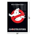 thumbnail image 3 of Ghostbusters - Framed Movie Poster (Logo - Slimer - Who Ya Gonna Call?) (Size: 24" X 36") (Silver Aluminum Frame), 3 of 6