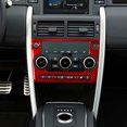 thumbnail image 4 of Real Bright Soft Car Interior Carbon Fiber Sticker DecorationRed Carbon Fiber Radio Control Cover For Land Rover Discovery SportAuto Car Protection Interior Accessories, 4 of 8