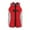 Red, variant on Warm Winter Cotton Padded Dog Clothes with Zipper and Traction Design for All Sizes of Dogs with Fashionable and Practical Feature
