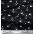 thumbnail image 2 of Soimoi Cotton Duck Fabric Whale Ocean Fabric Prints by Yard 42 Inch Wide, 2 of 3
