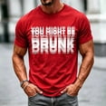 thumbnail image 5 of cocolona Mens Graphic Funny Tees Crew Neck Short Sleeve Print T-shirts Fashion Casual Pullover Tops, 5 of 5