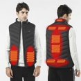 thumbnail image 4 of Chaleco calefactable de 17/13/9 áreas para hombre y mujer, chaleco calefactor eléctrico, chaqueta calefactable por USB, chaleco calefactable, chaqueta calefactora para invierno, 4 of 5