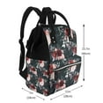 thumbnail image 2 of Disketp Watercolor Floral Mochila de Pañales de Gran Capacidad con Múltiples Bolsillos, Mochila de Viaje Multifuncional para Bebé, Unisex, Moderna y Resistente, 2 of 6