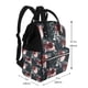 thumbnail image 2 of Disketp Watercolor Floral Mochila de Pañales de Gran Capacidad con Múltiples Bolsillos, Mochila de Viaje Multifuncional para Bebé, Unisex, Moderna y Resistente, 2 of 6