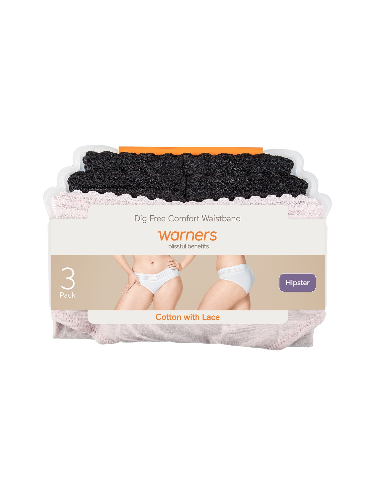 Warners® Blissful Benefits Dig-Free Comfort Waist with Lace
