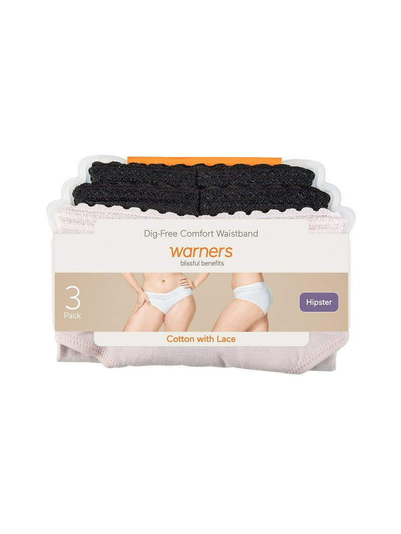 Warners® Blissful Benefits Dig-Free Comfort Waist with Lace