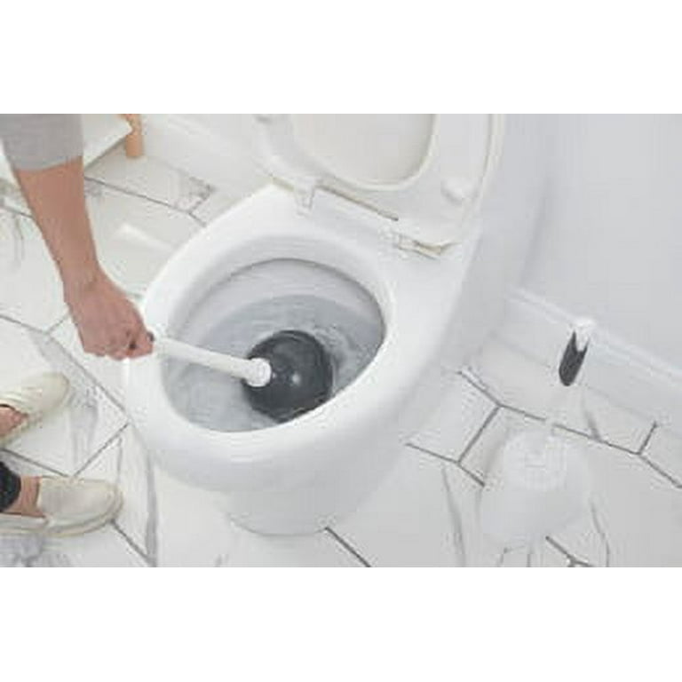 Clorox Toilet Bowl Brush, with Under Rim Scrubber