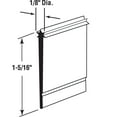 thumbnail image 2 of 1-1/2 in. x 36 in. Vinyl Swinging Shower Door Sweep, 2 of 4