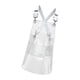thumbnail image 1 of Delantal transparente de TPU, cómodo de usar, con tirantes ajustables. blanco, 1 of 8