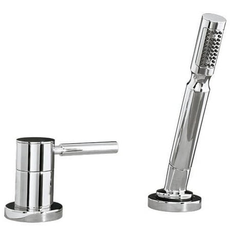 Deck Mount Diverter - Mirabelle MIRED2RTD Edenton Single Function Deck Mounted Hand Shower with Diverter
