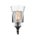 thumbnail image 2 of 1491-SN Millennium Lighting Natalie - 1 Light Wall Sconce-10 Inch Tall and 5 Inch Wide-Satin Nickel Finish, 2 of 4