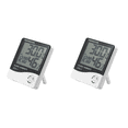 thumbnail image 2 of Termómetro Higrómetro Digital Medidor Temperatura Y Humedad Interior Con Función Reloj Y Alarma (se Envía Sin Batería!!!), 2 of 8