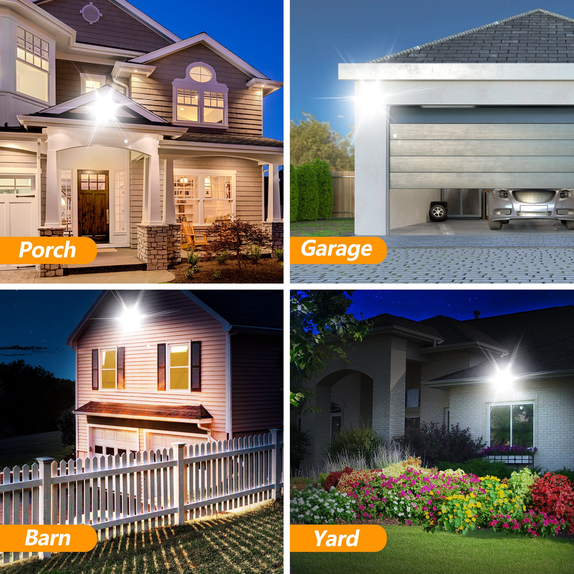 SUNBEAK Motion Sensor LED Barn Light,150W Dusk to Dawn Area Lights with Photocell,Adjustable Angle,6500K 20,000LM,IP66 Waterproof Outdoor Security Lighting for Street,Yard