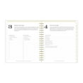 20232024 Daily Planner, 8x10, Day Designer for Blue Sky, Rugby Stripe
