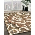 thumbnail image 2 of Ahgly Company Indoor Rectangle Abstract Deep Peach Orange Abstract Area Rugs, 4' x 6', 2 of 6