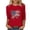 Multicolor#01, variant on USA Flag Printed Patriotic Tops for Women Cute 3/4 Length Sleeve American Independence Day Oversized Crewneck Tunic T-Shirts Trendy Holiday Gift Tees Blouse