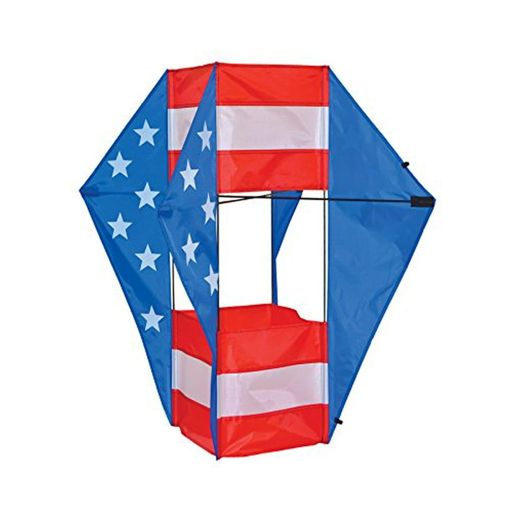 In The Breeze Stars and Stripes Winged Box Kite