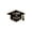 Black-1, variant on 1-3Pcs 2026 Academic Metal Cap Brooch Badge Pin,Class of 2026 Graduation Cap Badge Pins for Students Academic Achievement Souvenir Academic Cap Badge