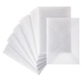 thumbnail image 2 of White Vellum Envelopes by Recollections – 5.25" x 7.25" Translucent Glue-Seal Stationery for Invitations & Handmade Cards - 113 GSM - 12 Pack, 2 of 2