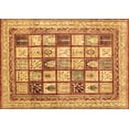 thumbnail image 1 of Ahgly Company Indoor Rectangle Abstract Brown Contemporary Area Rugs, 3' x 5', 1 of 4