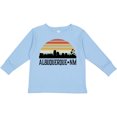 thumbnail image 3 of Inktastic Albuquerque New Mexico Skyline Boys or Girls Long Sleeve Toddler T-Shirt, 3 of 5