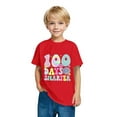 thumbnail image 5 of Frwgonr Tshirts for Kids Boys Girls Red Kids 100th Day of School T-Shirt Celebration Top 3-14, 5 of 5