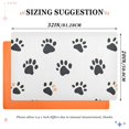 thumbnail image 6 of Yayeee Doormat for Indoor Entrance 32" x 20" Non Slippery Floor Rug, Black Cartoon Cat Paw, 6 of 8