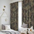 thumbnail image 5 of Blackout Kids Curtains,Brown Green Camo Classic Pattern Childrens Insulated Curtains Set Of 2,Bedroom Essentials,Toddler Room Decor 52"x84", 5 of 5