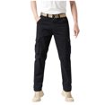 thumbnail image 1 of JHLZHS Dress Pants for Men Tall Men's Overalls Pants Pants Outdoor Elastic Loose Soft Pants Spring and Autumn Pants Plaid Pants for Men Men's Athletic Pants Joggers, 1 of 9