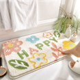 thumbnail image 1 of Alfombrilla de baño antideslizante de 50 x 80 cm, absorbente, lavable a máquina, suave para baño y cocina., 1 of 5
